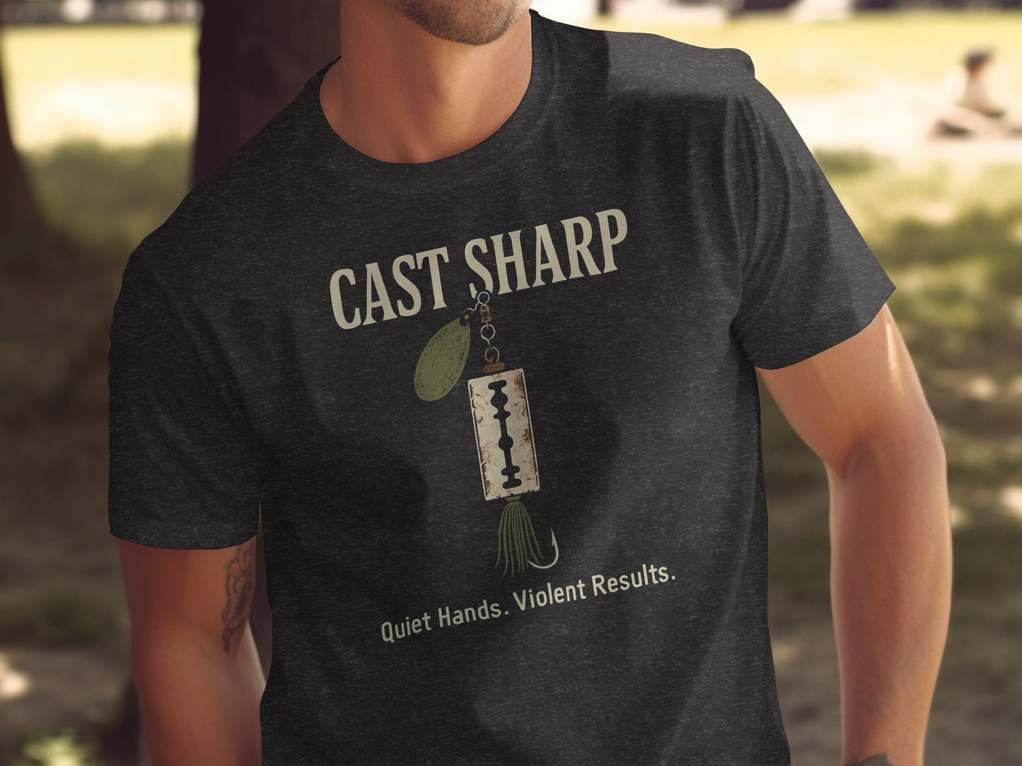 Cast Sharp Quiet Hands Violent Results t-shirt product