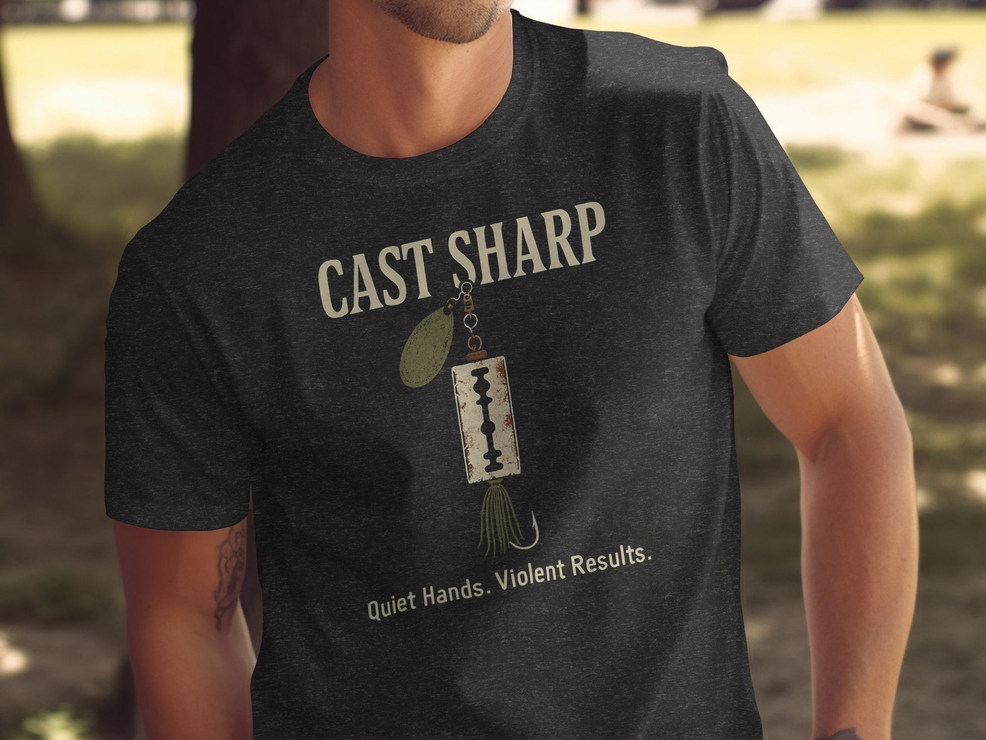Cast Sharp Quiet Hands Violent Results t-shirt product