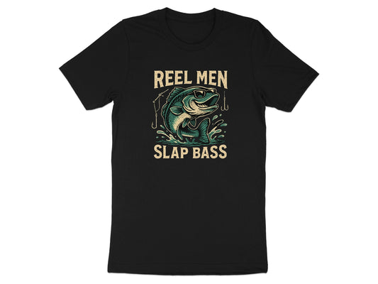 Reel Men Slap Bass Graphic Tee Shirt product type