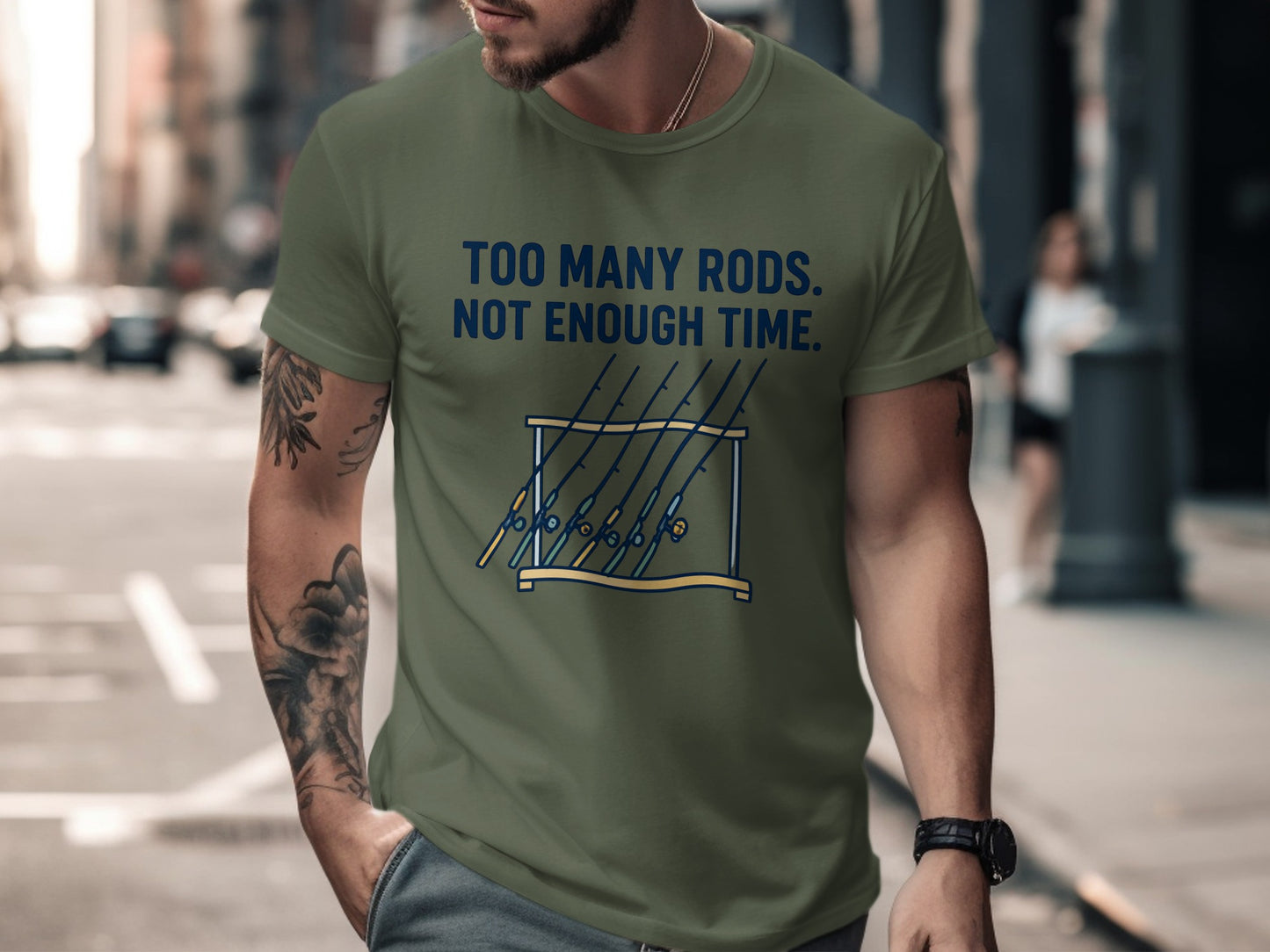 Too Many Rods Not Enough Time T-shirt product