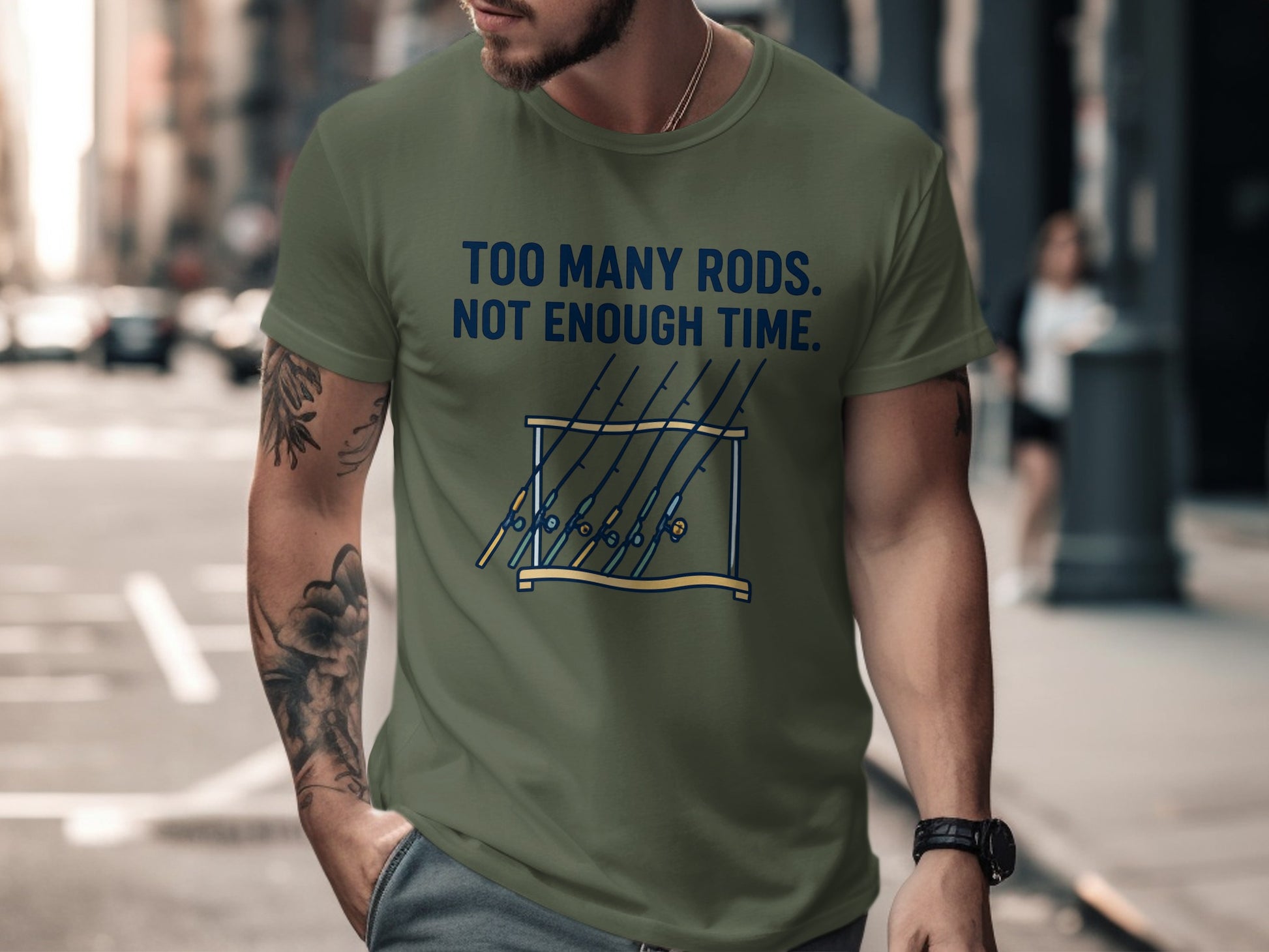 Too Many Rods Not Enough Time T-shirt product