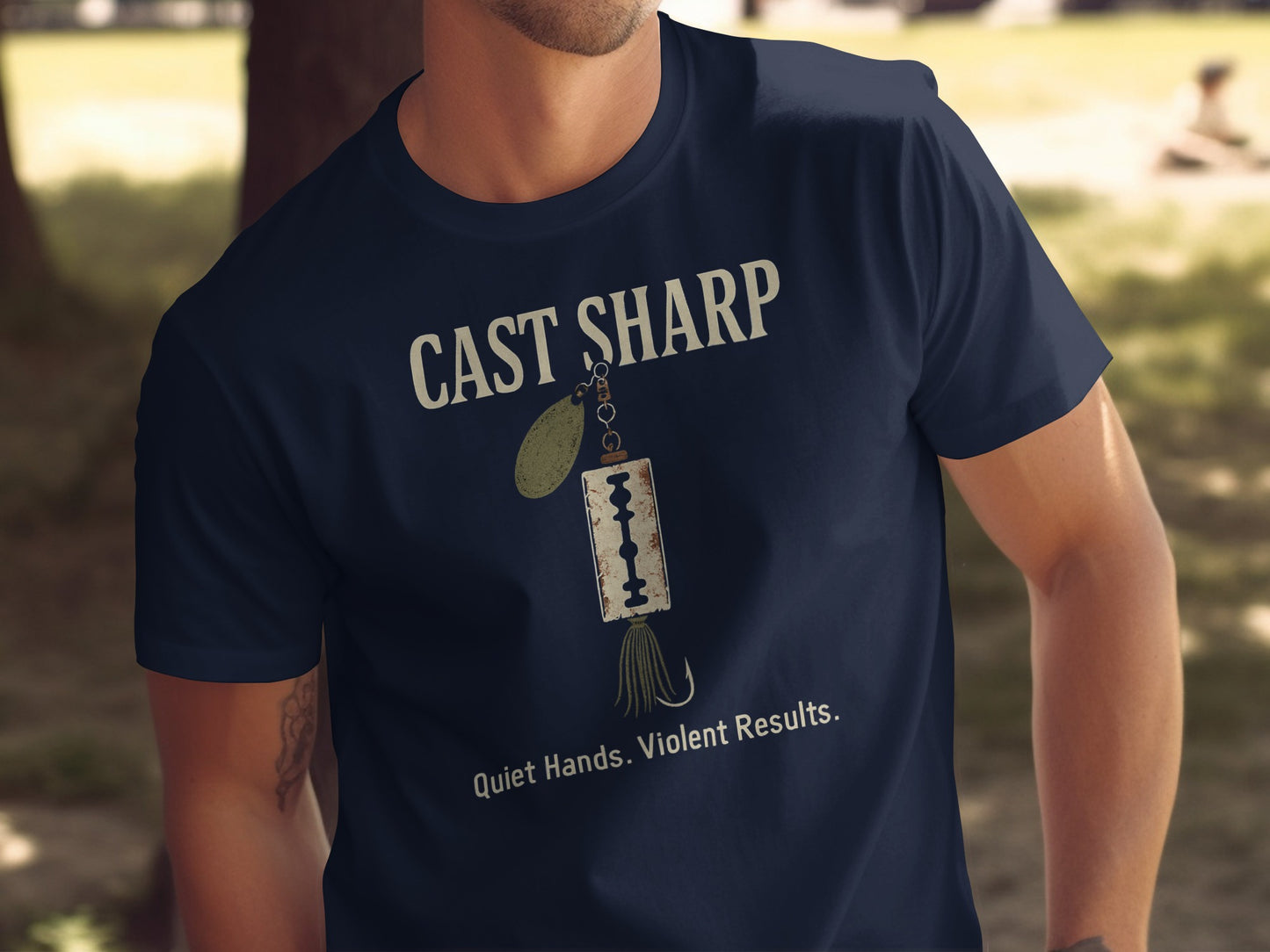 Cast Sharp Quiet Hands Violent Results T-shirt product