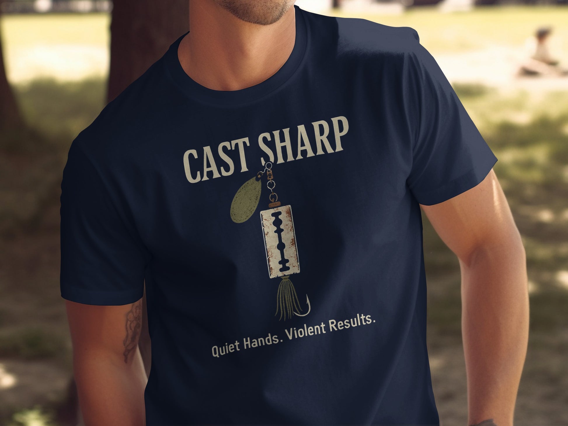 Cast Sharp Quiet Hands Violent Results T-shirt product