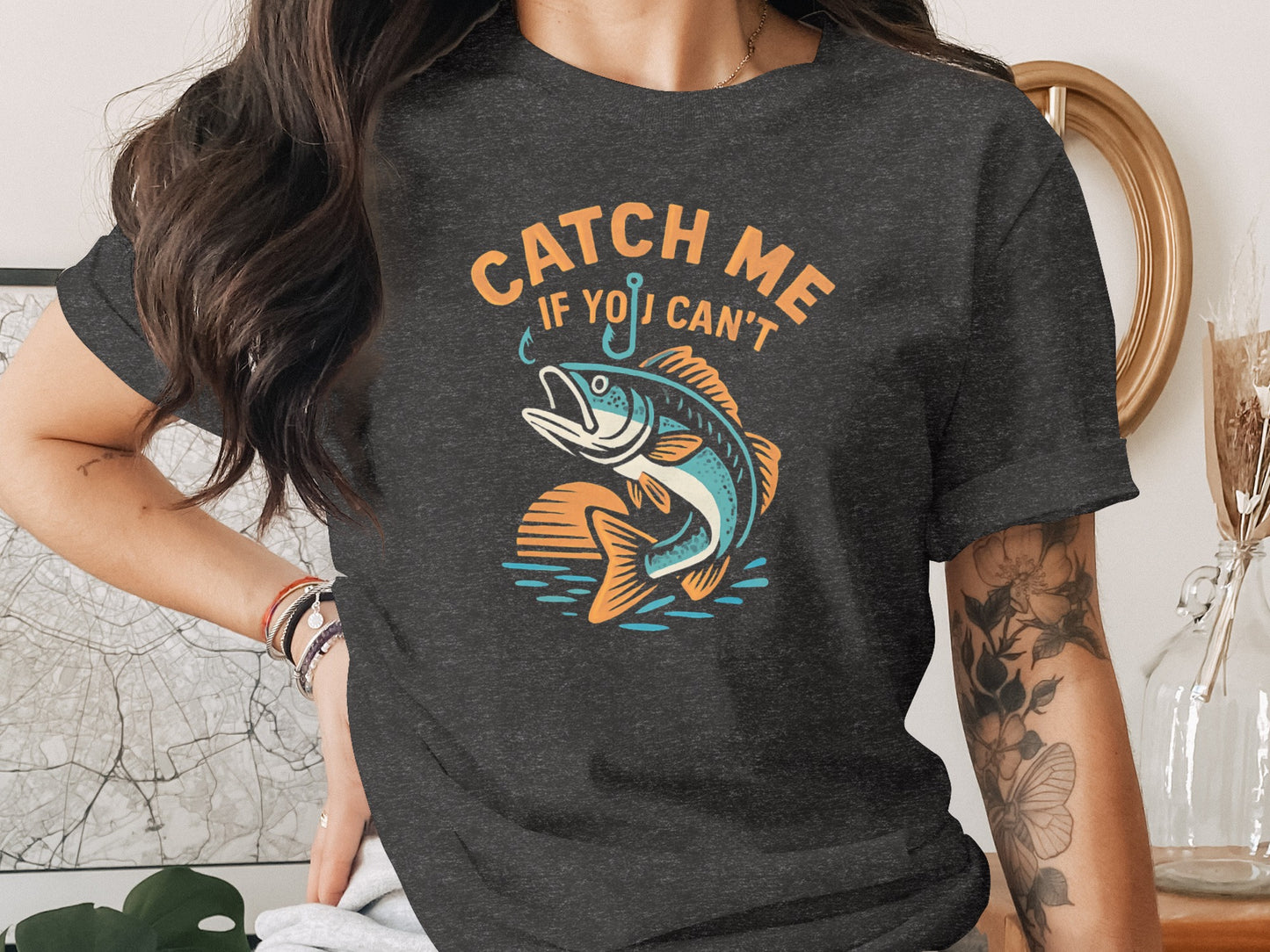 Catch Me If You Can't Fish Graphic Tee product