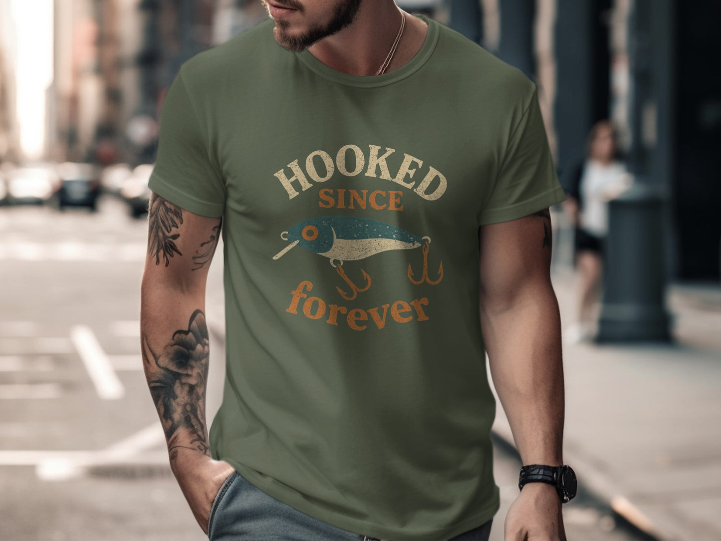 Hooked Since Forever Graphic T Shirt product type