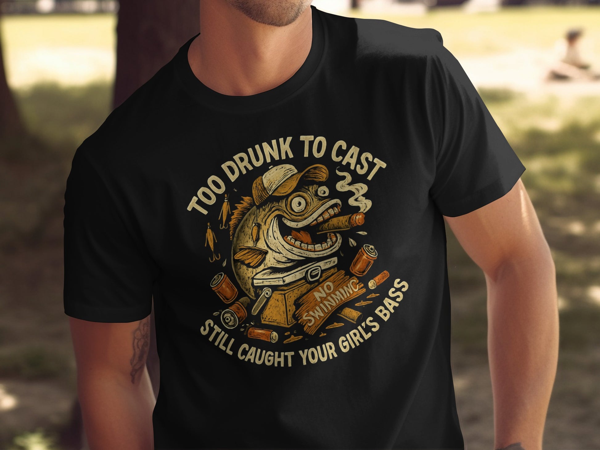 Too Drunk to Cast Still Caught Your Girl's Bass product type