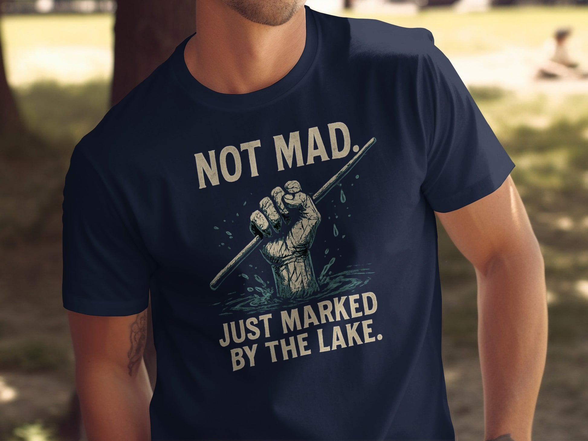Not Mad Just Marked By The Lake T-shirt product