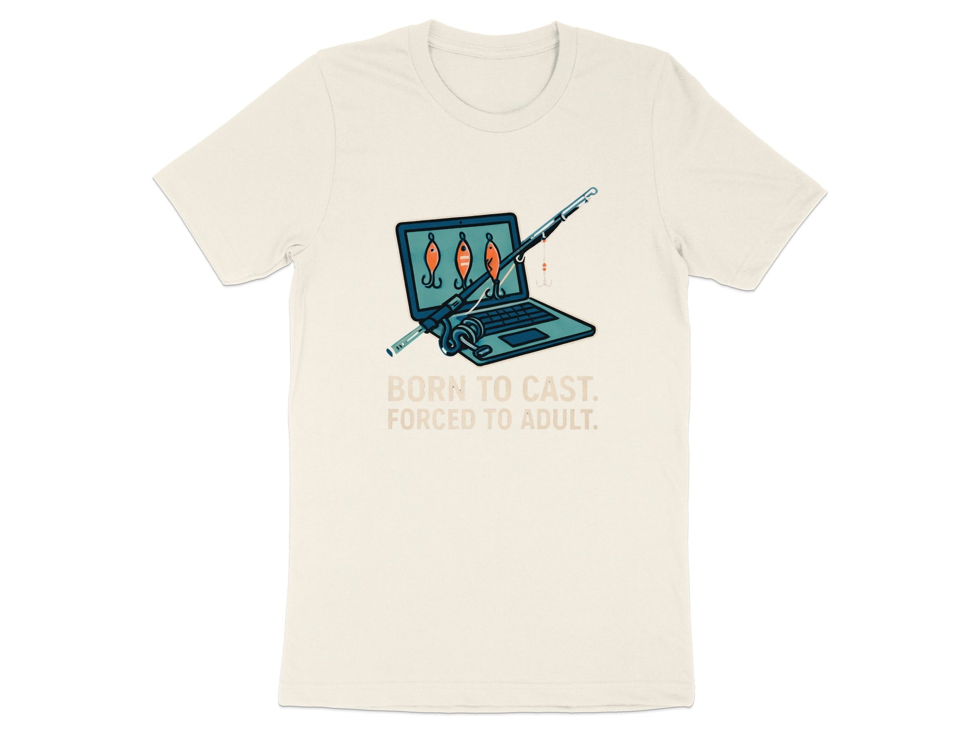 Born to Cast Forced to Adult Graphic T-Shirt product