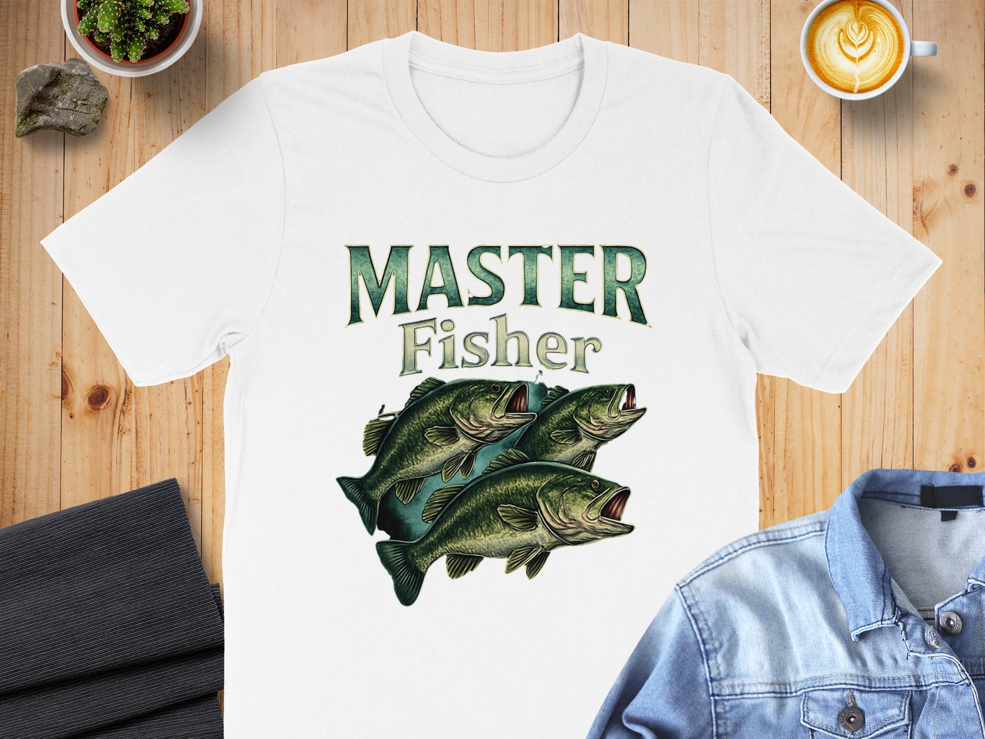 Master Fisher Graphic Print White T-Shirt product