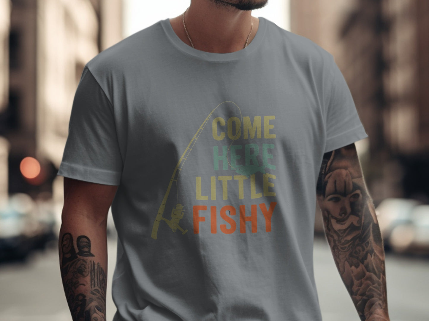 Come Here Little Fishy Graphic Tee product