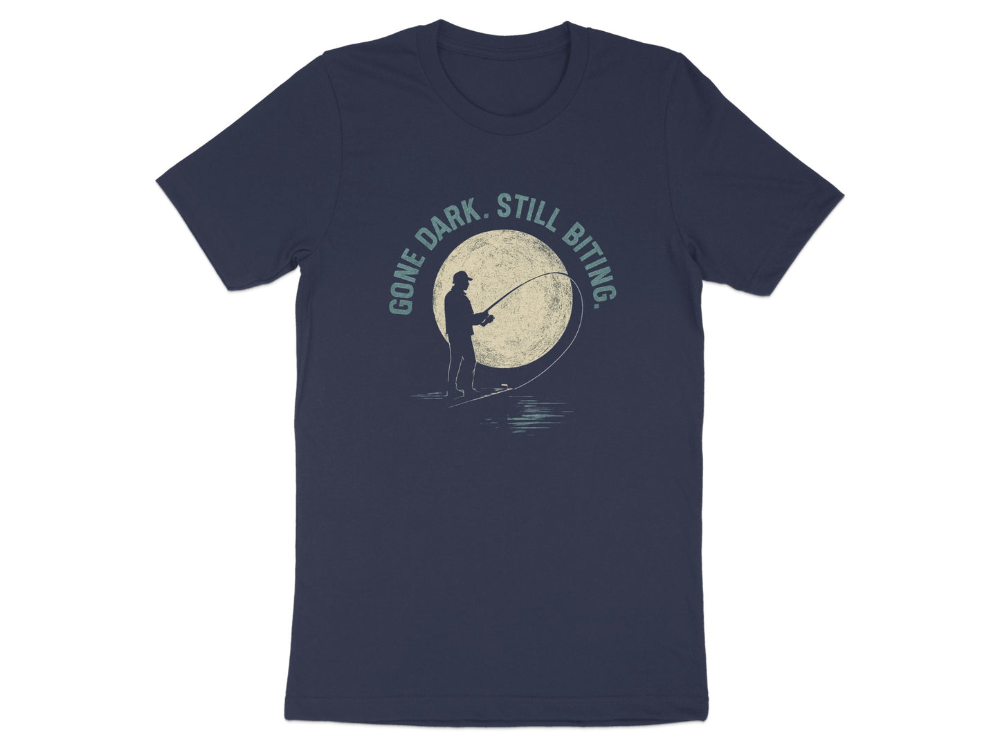 Gone Dark Still Biting Fishing Graphic T-shirt product