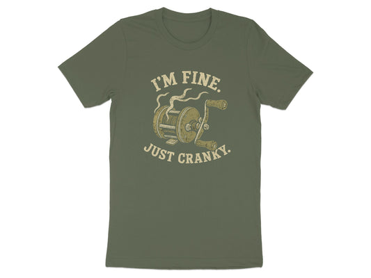 I'm Fine Just Cranky Relaxed Fit T-shirt product