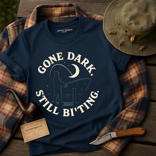 Gone Dark Still Biting Graphic Tee Shirt product