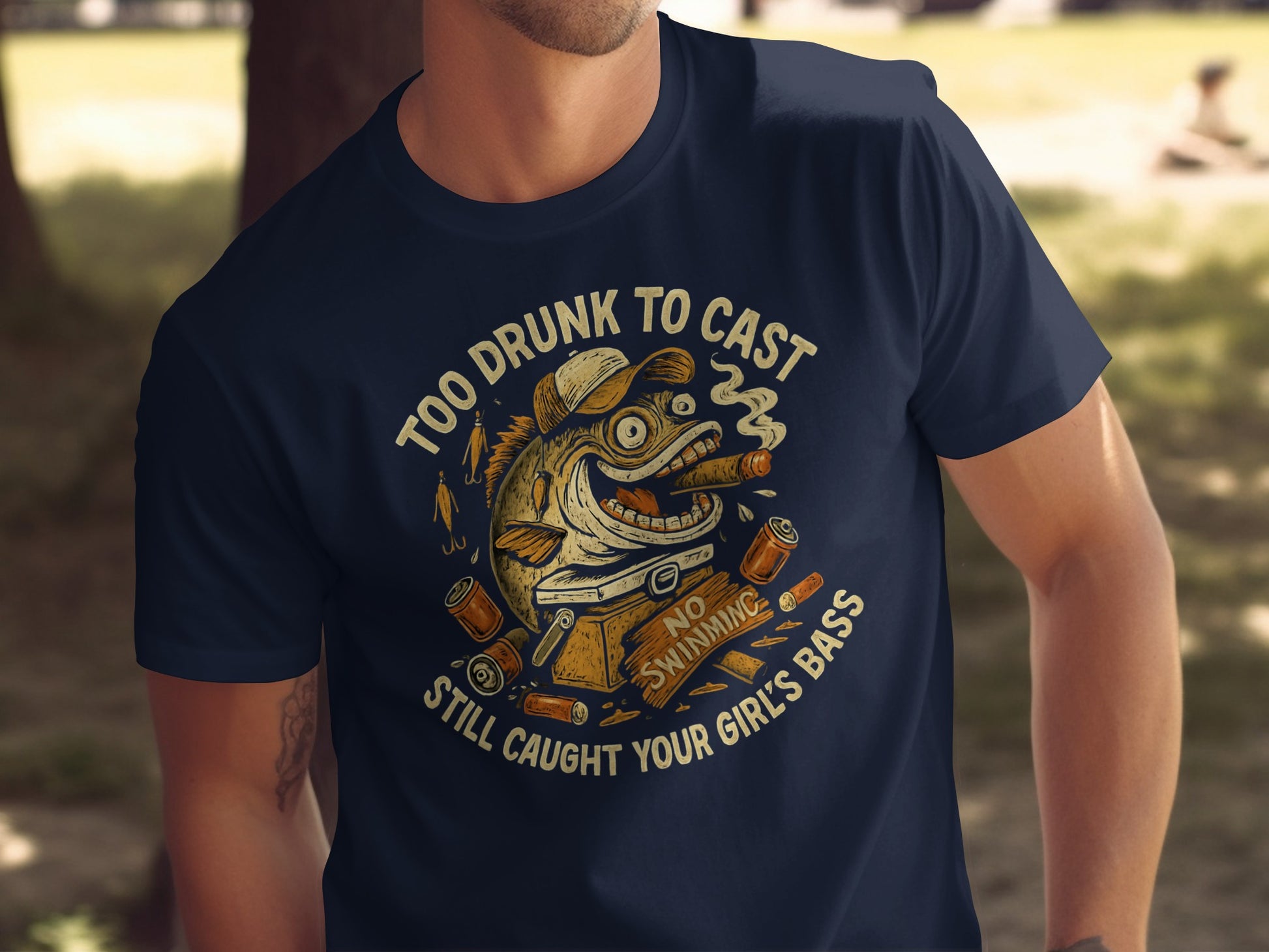 Too Drunk To Cast Still Caught Your Girl's Bass product type