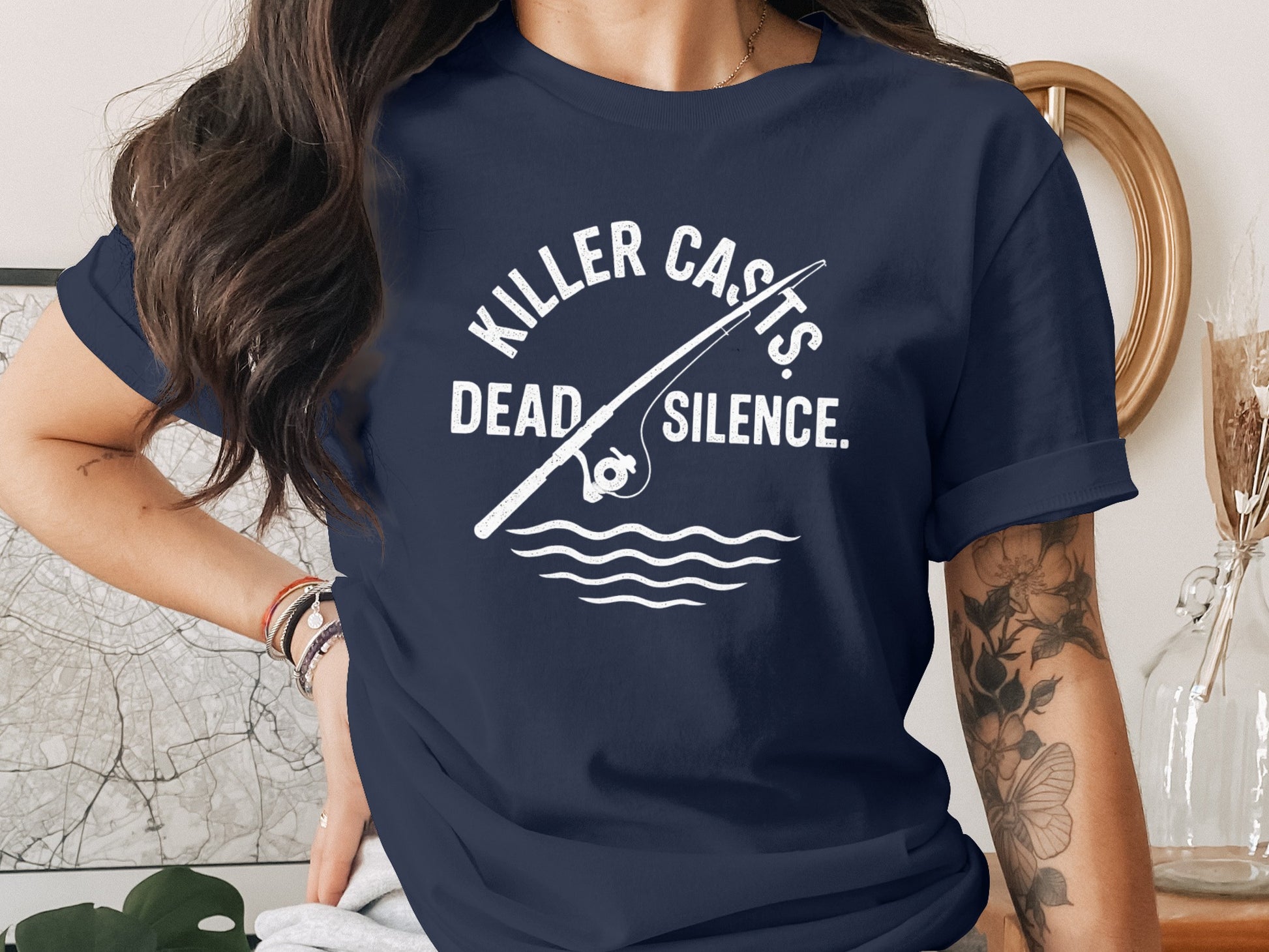 Killer Casts Dead Silence Graphic Shirt product