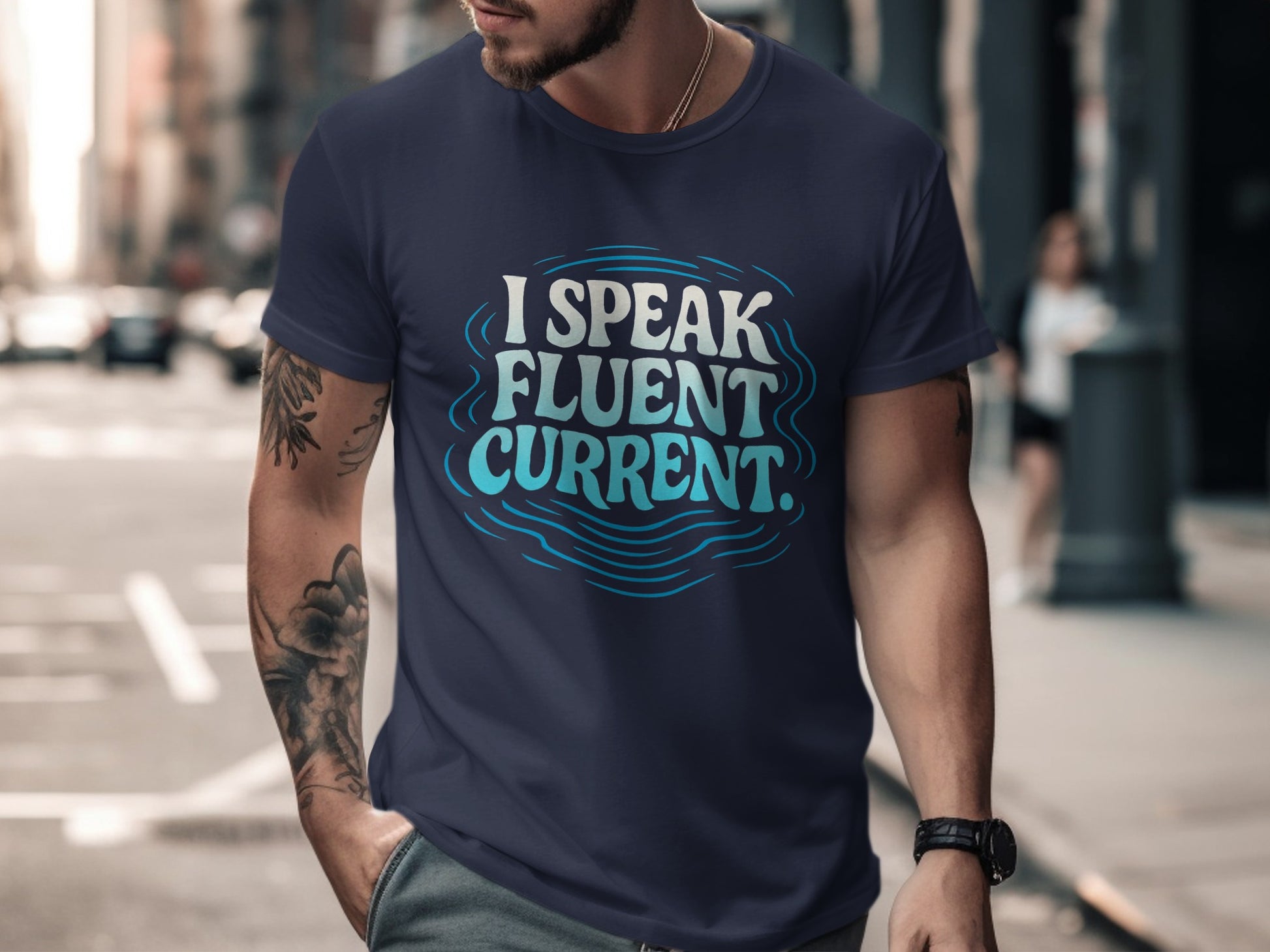 I Speak Fluent Current Graphic Tee Shirt product