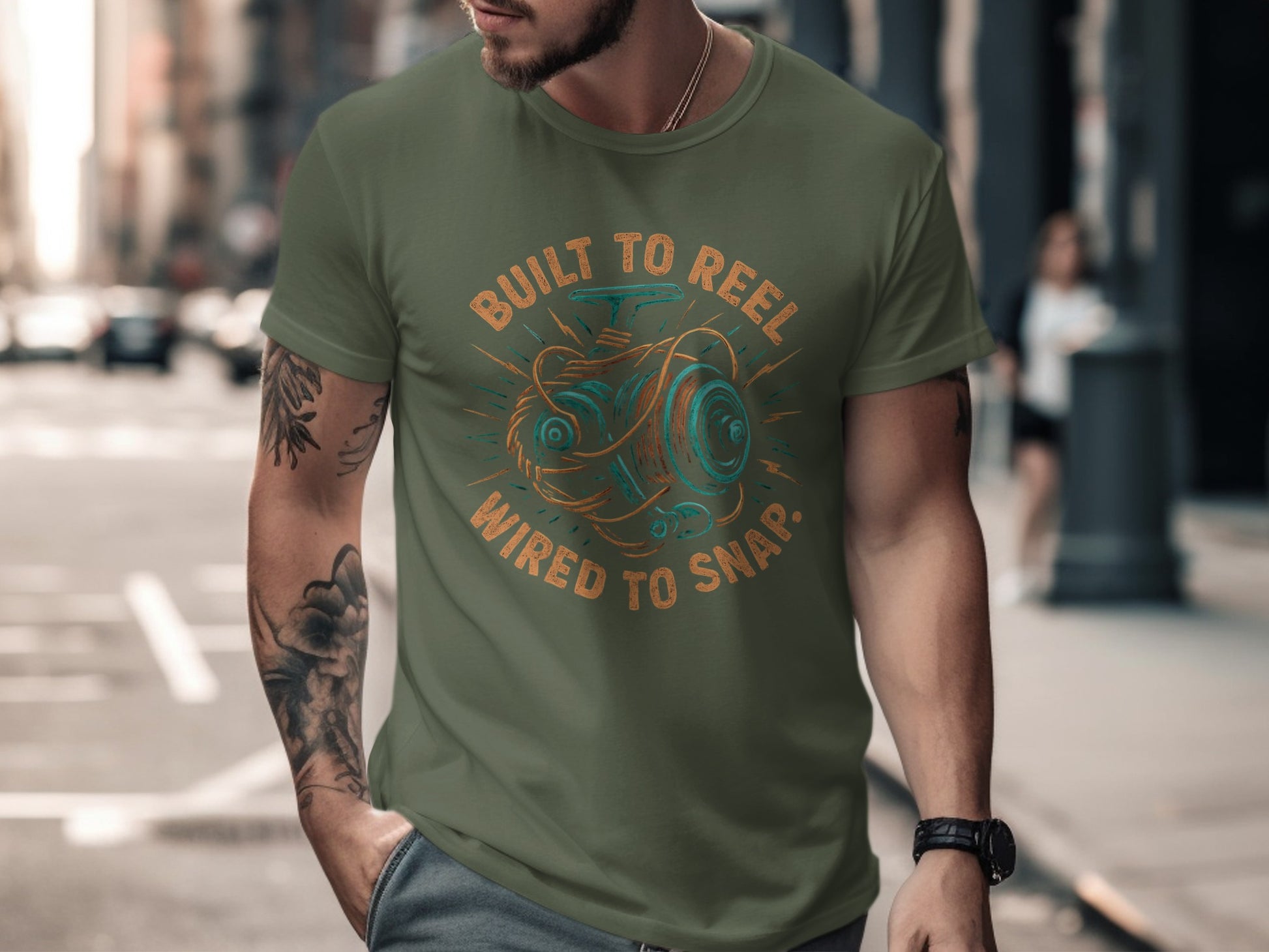 Built to Reel Wired to Snap Stylish T-shirt product