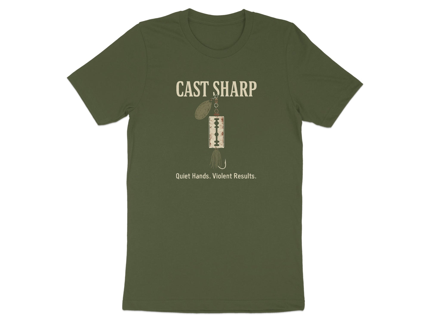 Cast Sharp Quiet Hands Violent Results T-Shirt product type