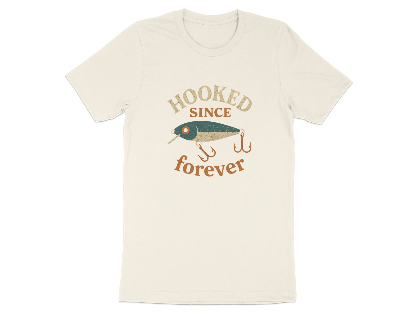 Hooked Since Forever Fishing Graphic T-Shirt product