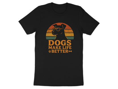 Dogs Make Life Better Graphic T-shirt