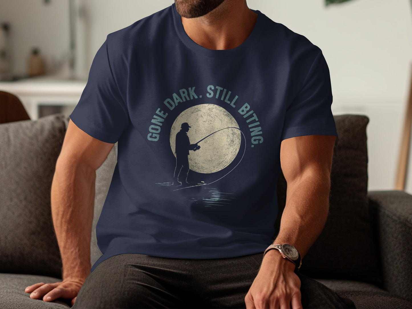Gone Dark Still Biting Fishing Enthusiast Shirt product
