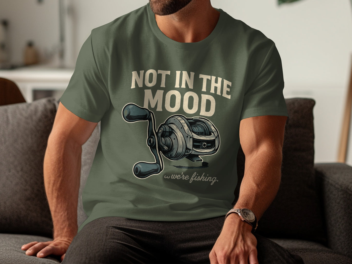Not in the Mood Fishing Graphic Tee Shirt product type