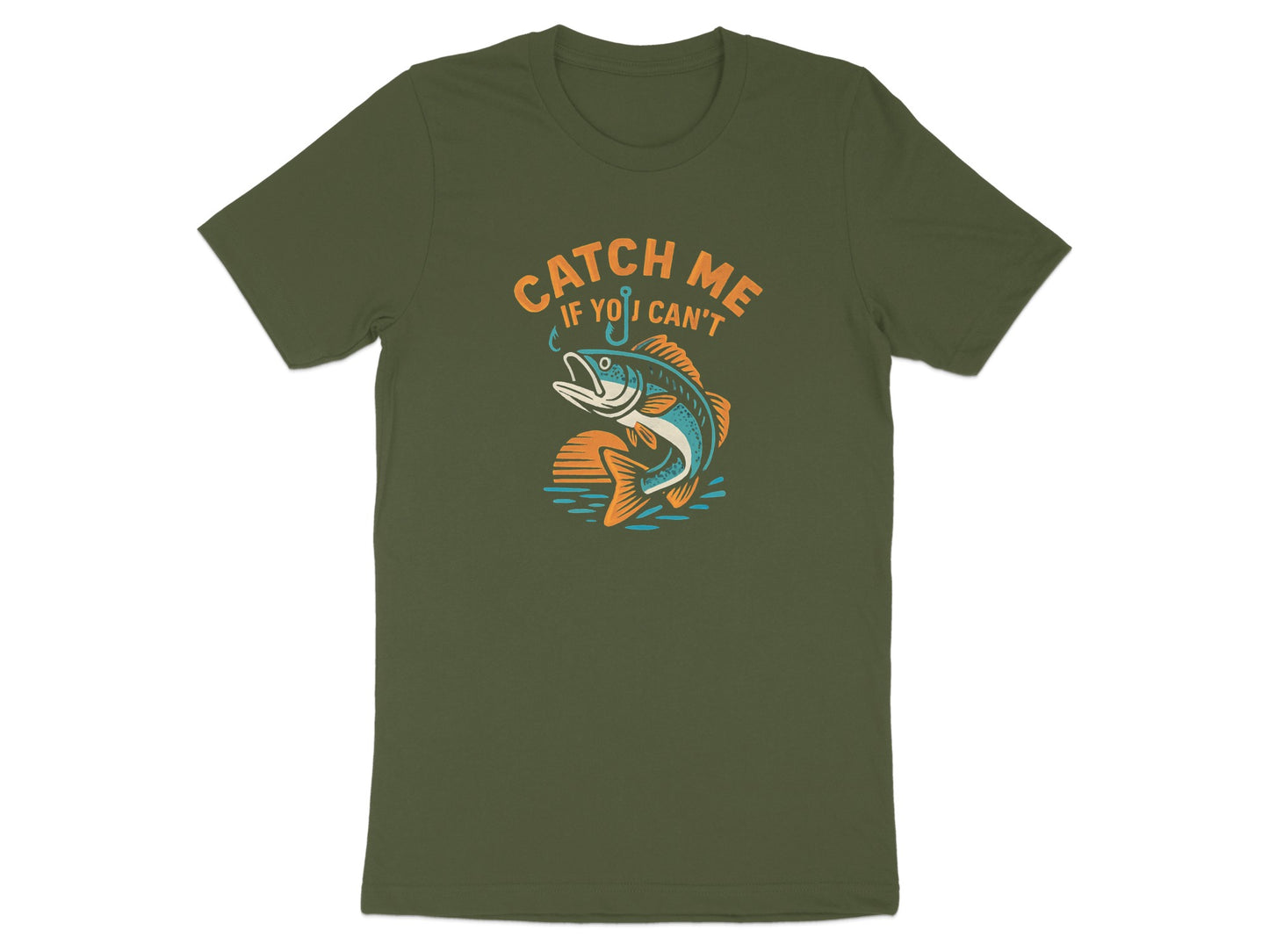Catch Me If You Can't Fish Graphic T-shirt product type