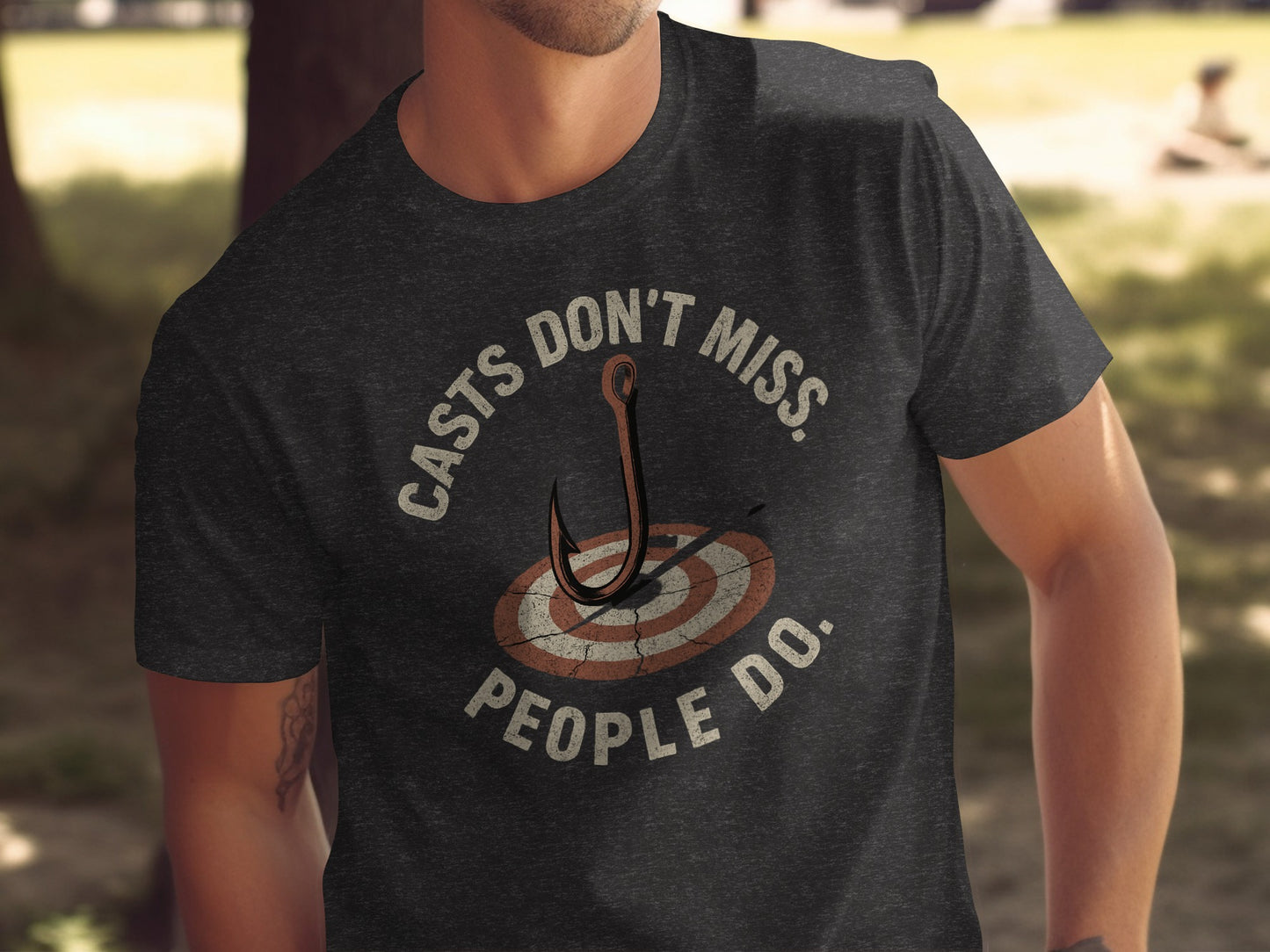 Casts Don't Miss People Do Graphic T-shirt product