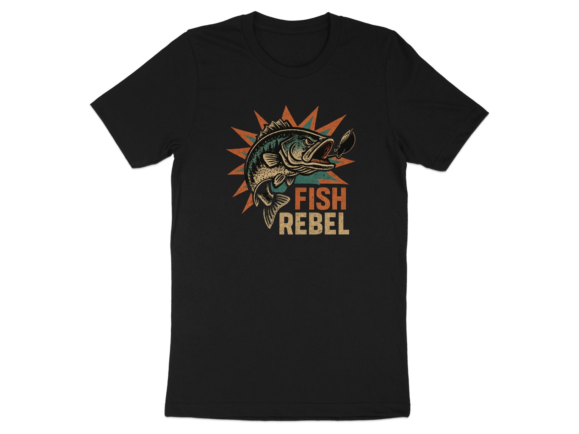 Fish Rebel Graphic Design T-Shirt product