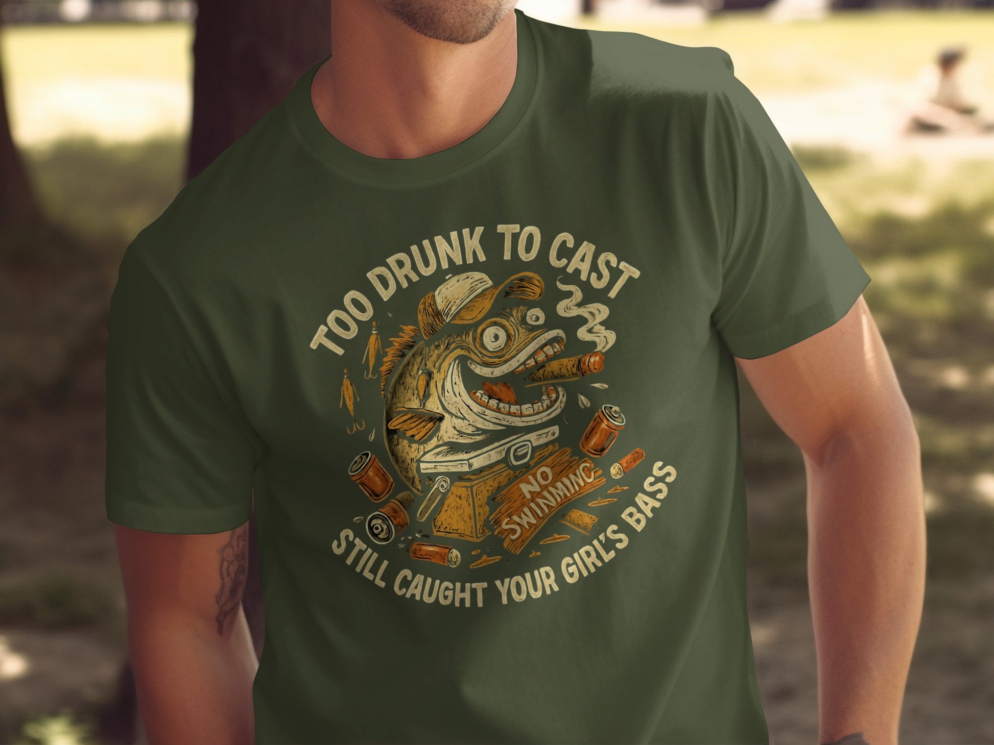 Too Drunk to Cast Still Caught Your Girl's Bass product type