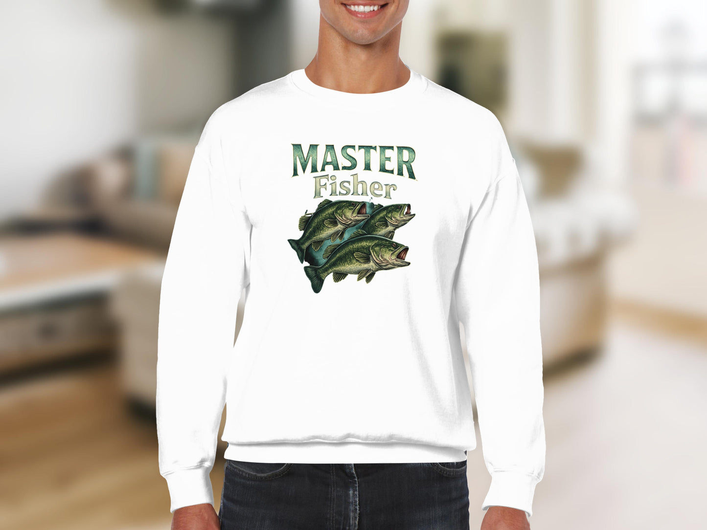 Master Fisher Bass Fishing Graphic Sweatshirt product
