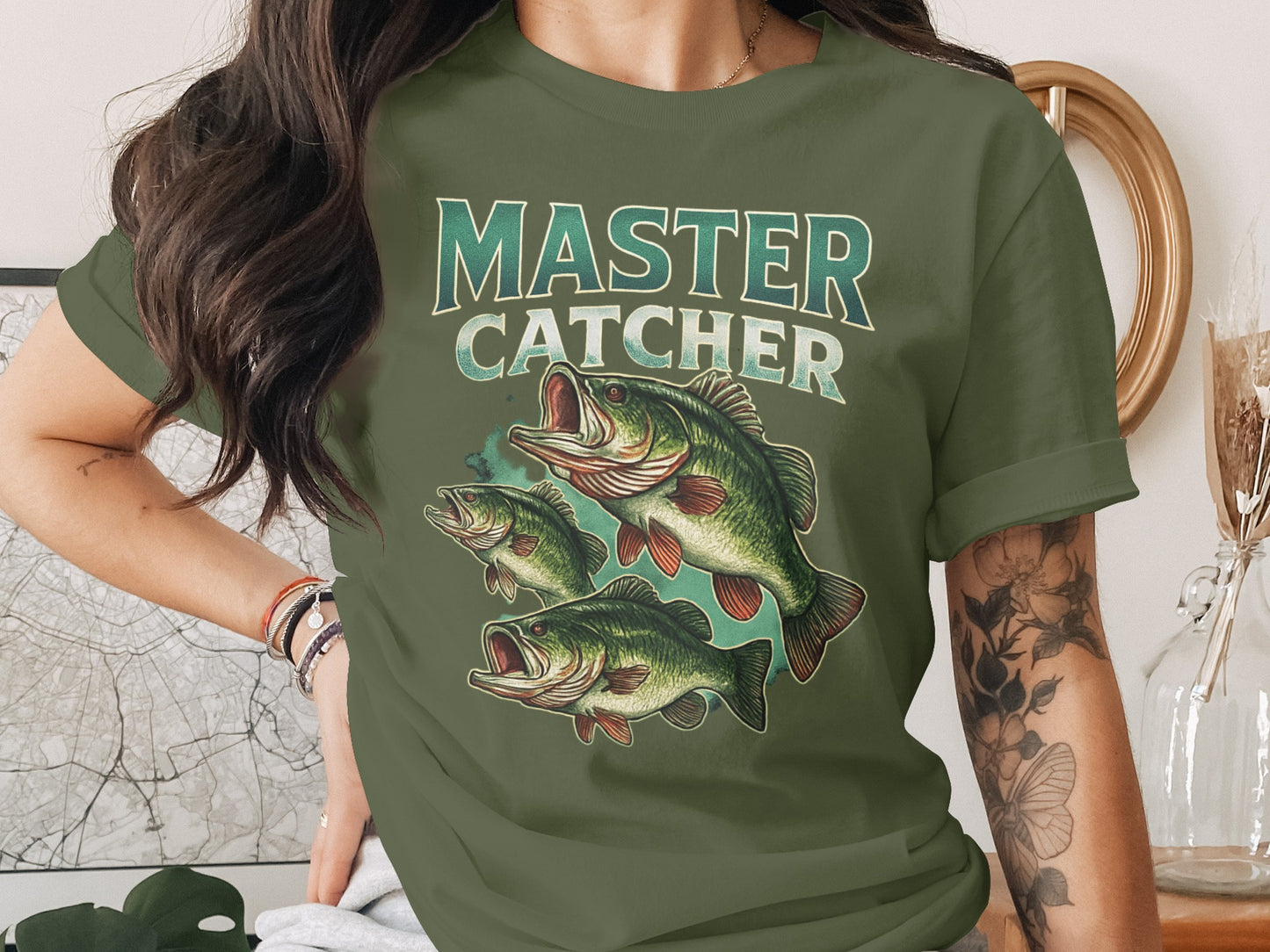 Master Catcher Graphic Tee Casual Fishing Shirt product type