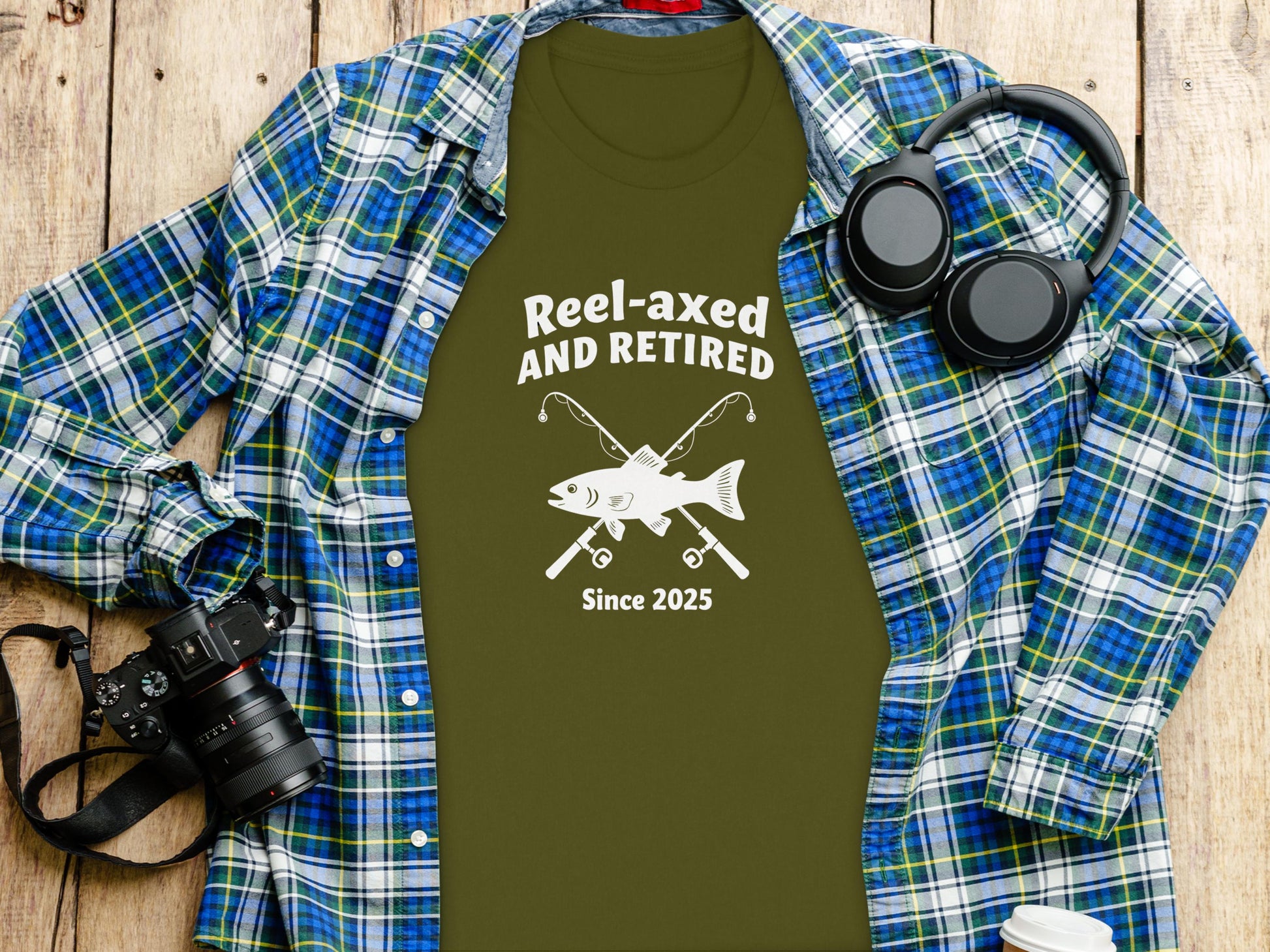 Reel-axed And Retired Since 2025 T-shirt product