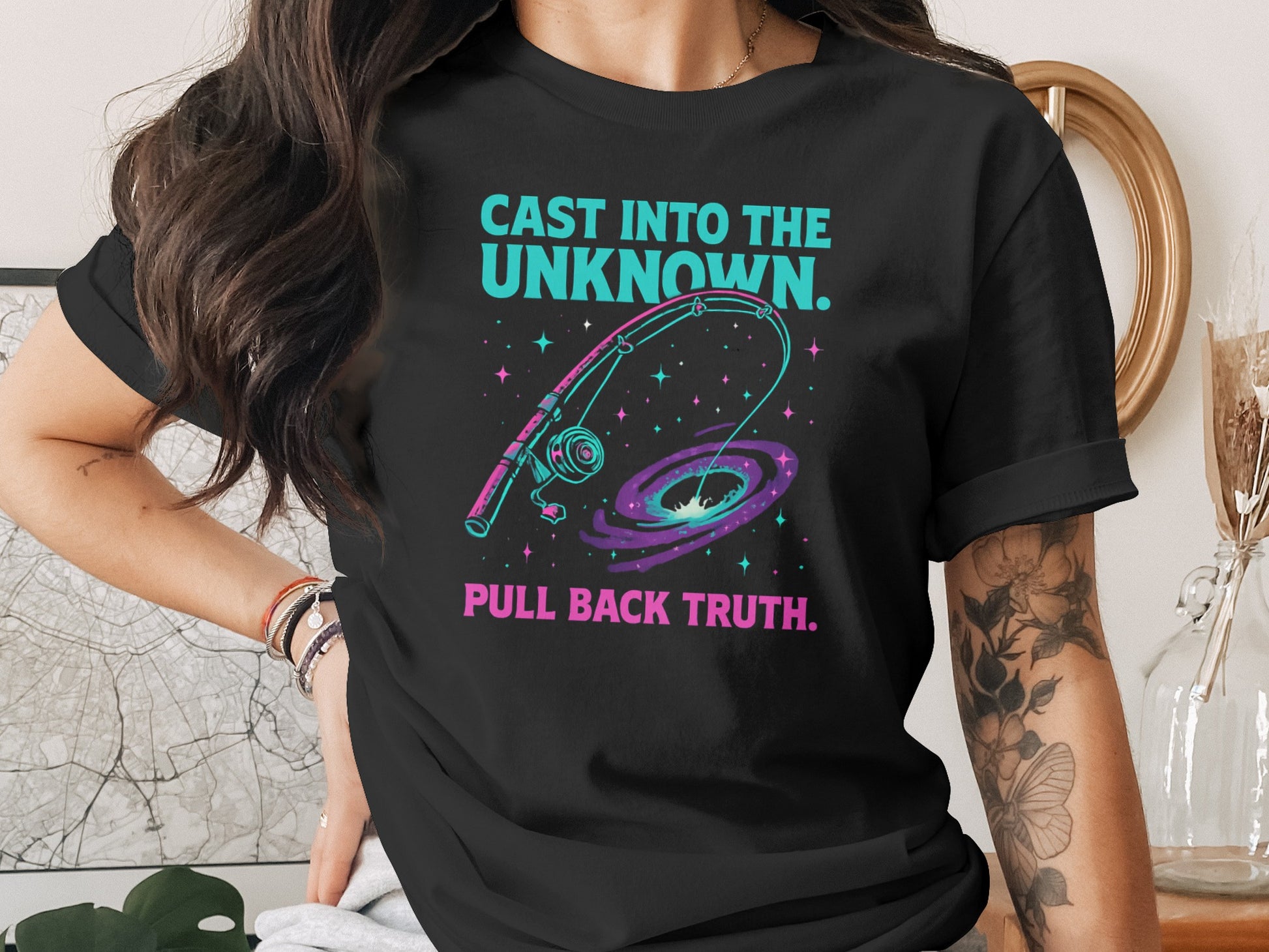 Cast Into The Unknown Pull Back Truth shirt
