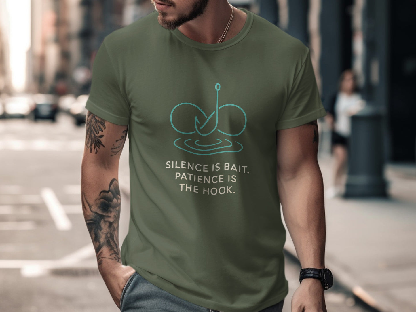 Silence Is Bait Patience Is The Hook T-shirt product type