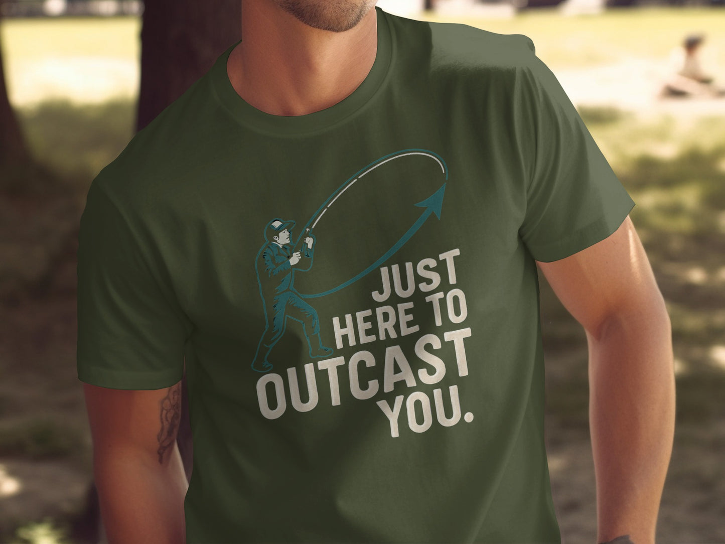 Just Here To Outcast You Funny Graphic T-Shirt product