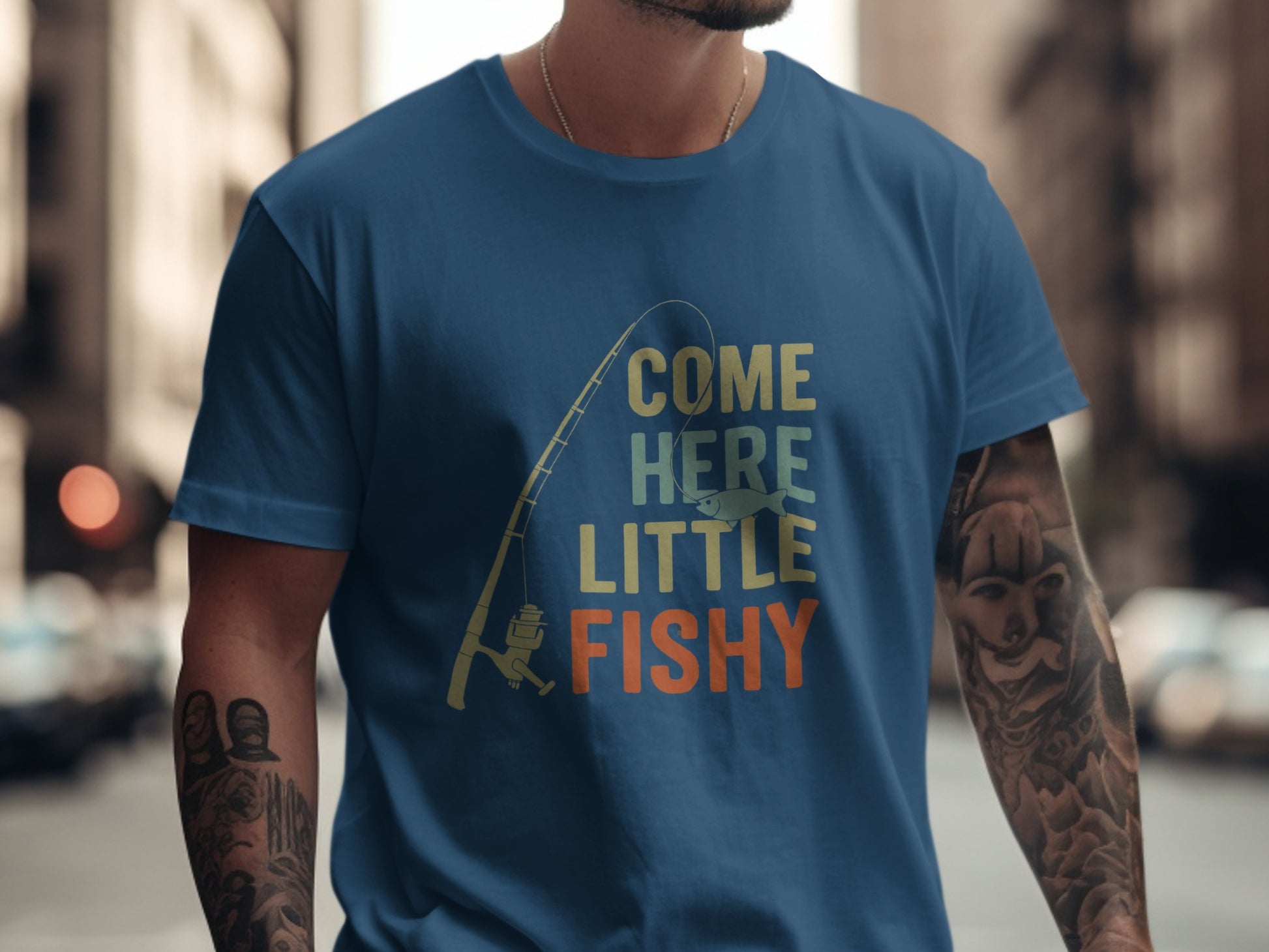 Come Here Little Fishy Graphic T-shirt product
