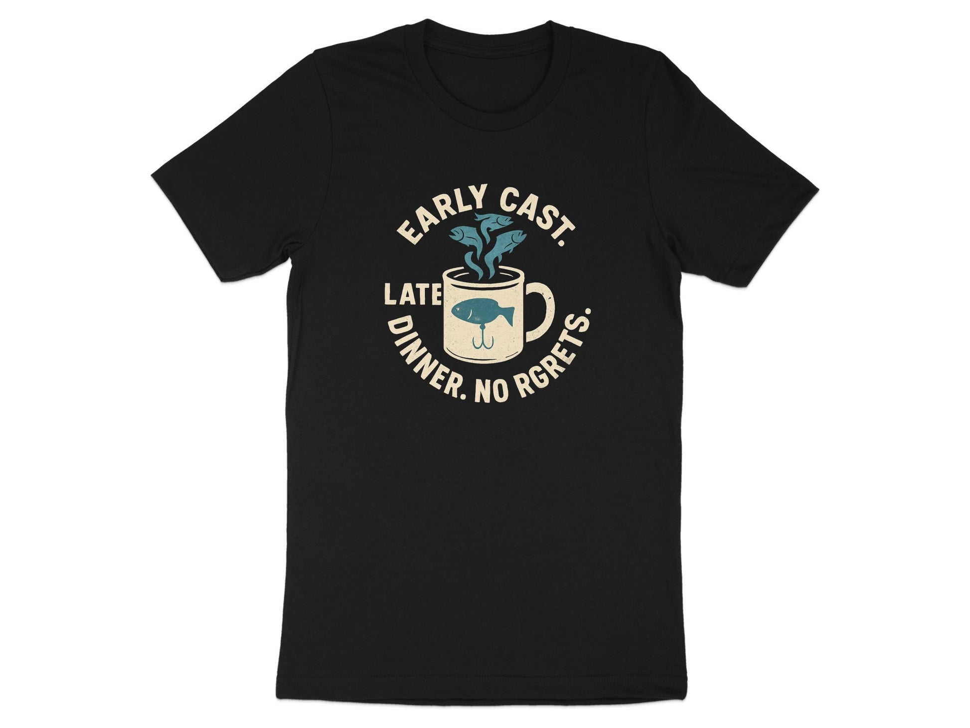 Early Cast Late Dinner No Regrets T-shirt product type