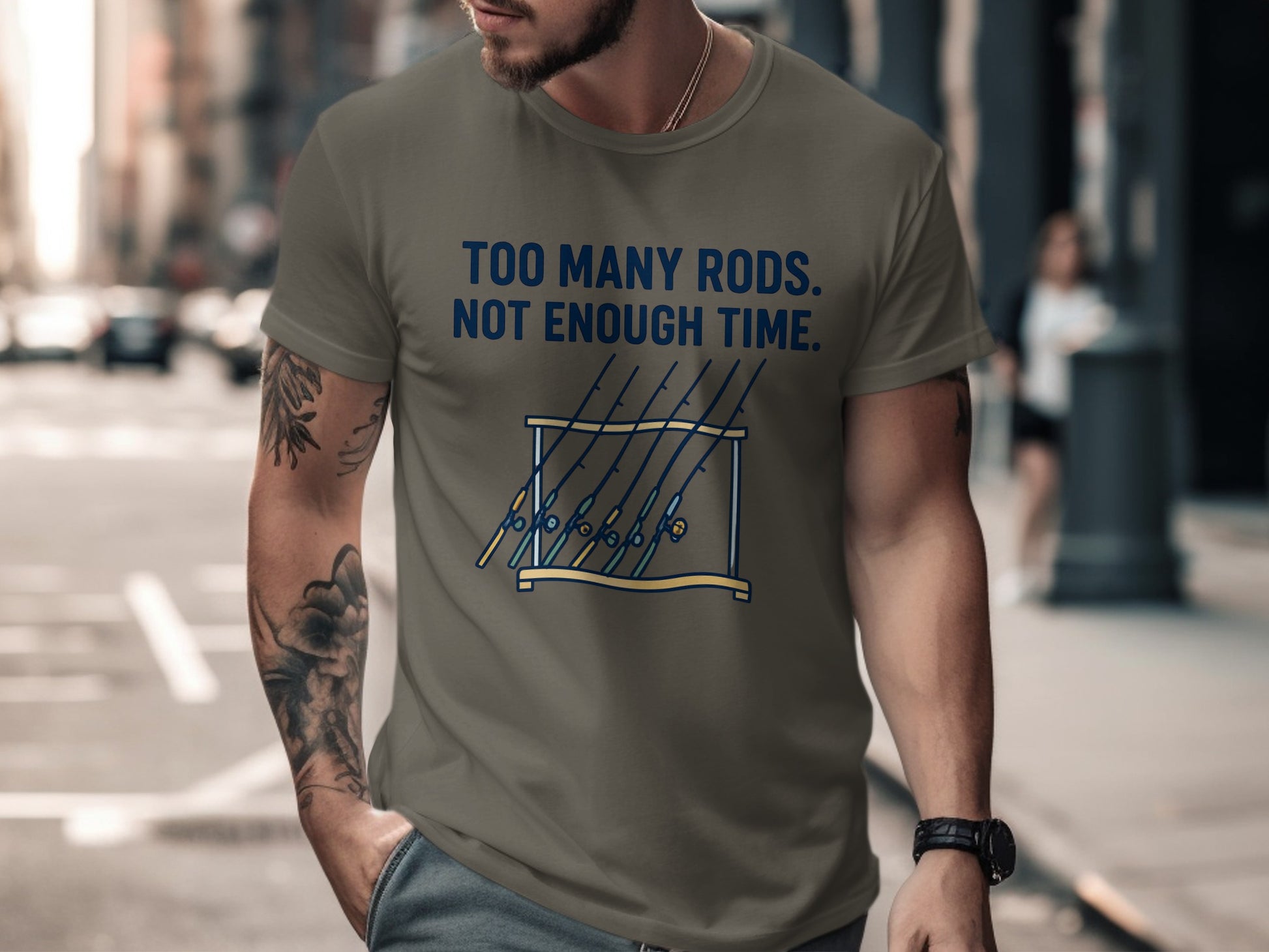 Too Many Rods Not Enough Time Graphic Shirt product