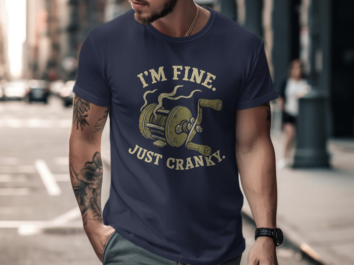 I'm Fine Just Cranky Graphic T-shirt product type