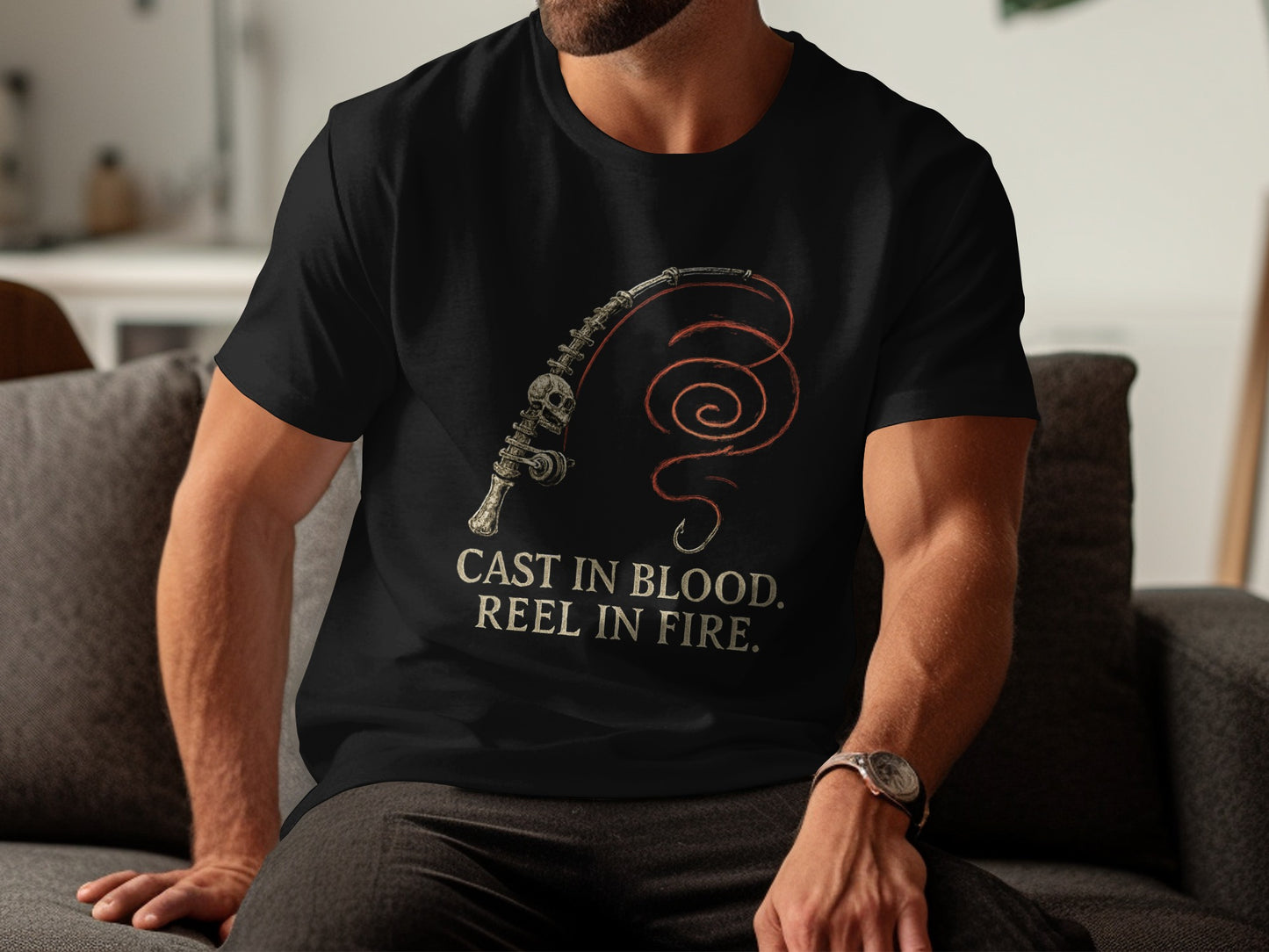 Cast in Blood Reel in Fire Graphic T-Shirt product