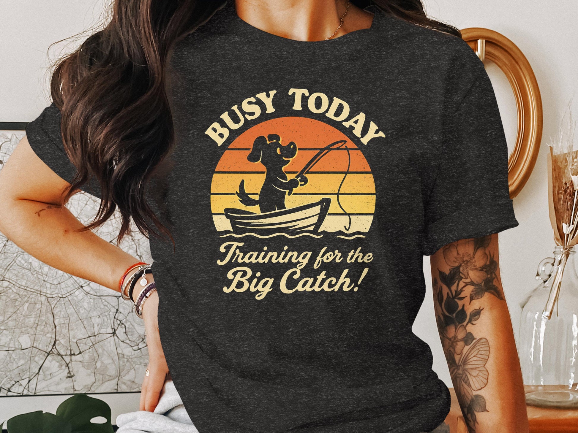 Busy Today Training for the Big Catch T-shirt product
