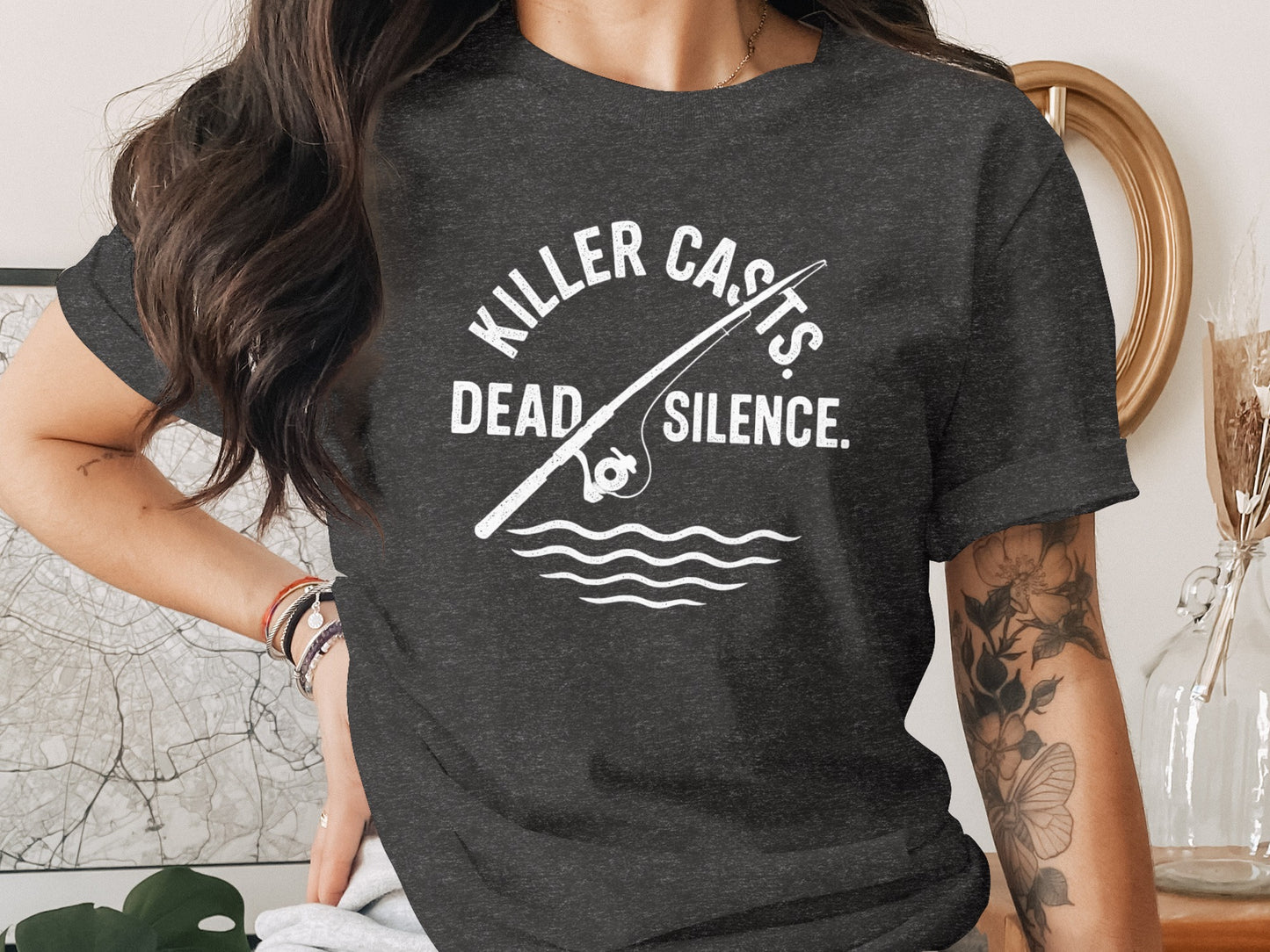 Killer Casts Dead Silence Graphic T-shirt product