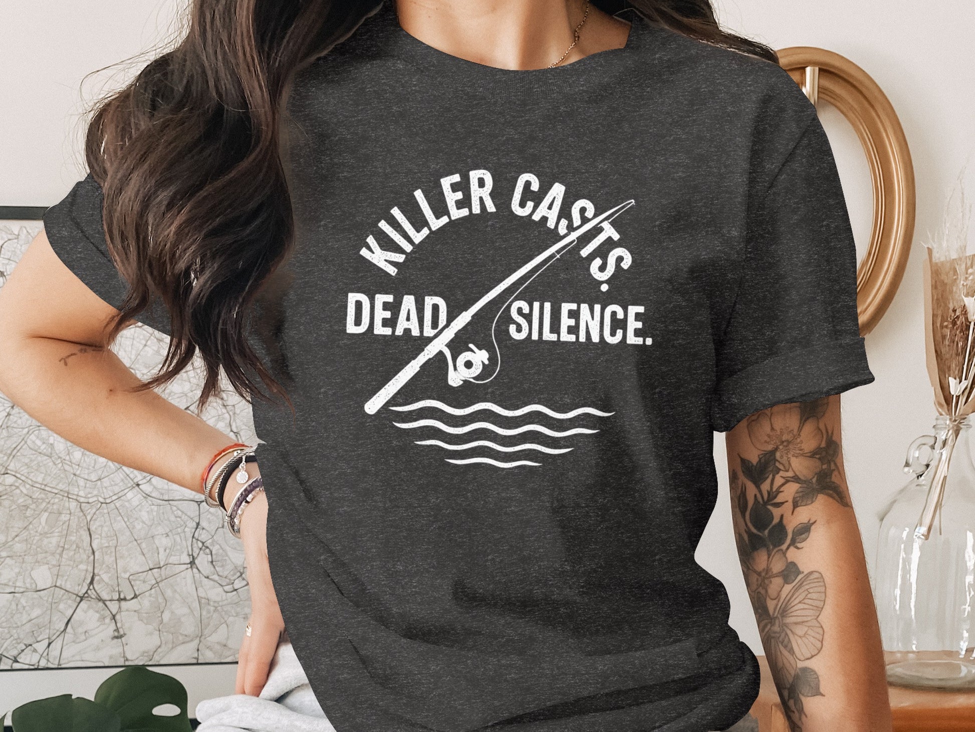 Killer Casts Dead Silence Graphic T-shirt product