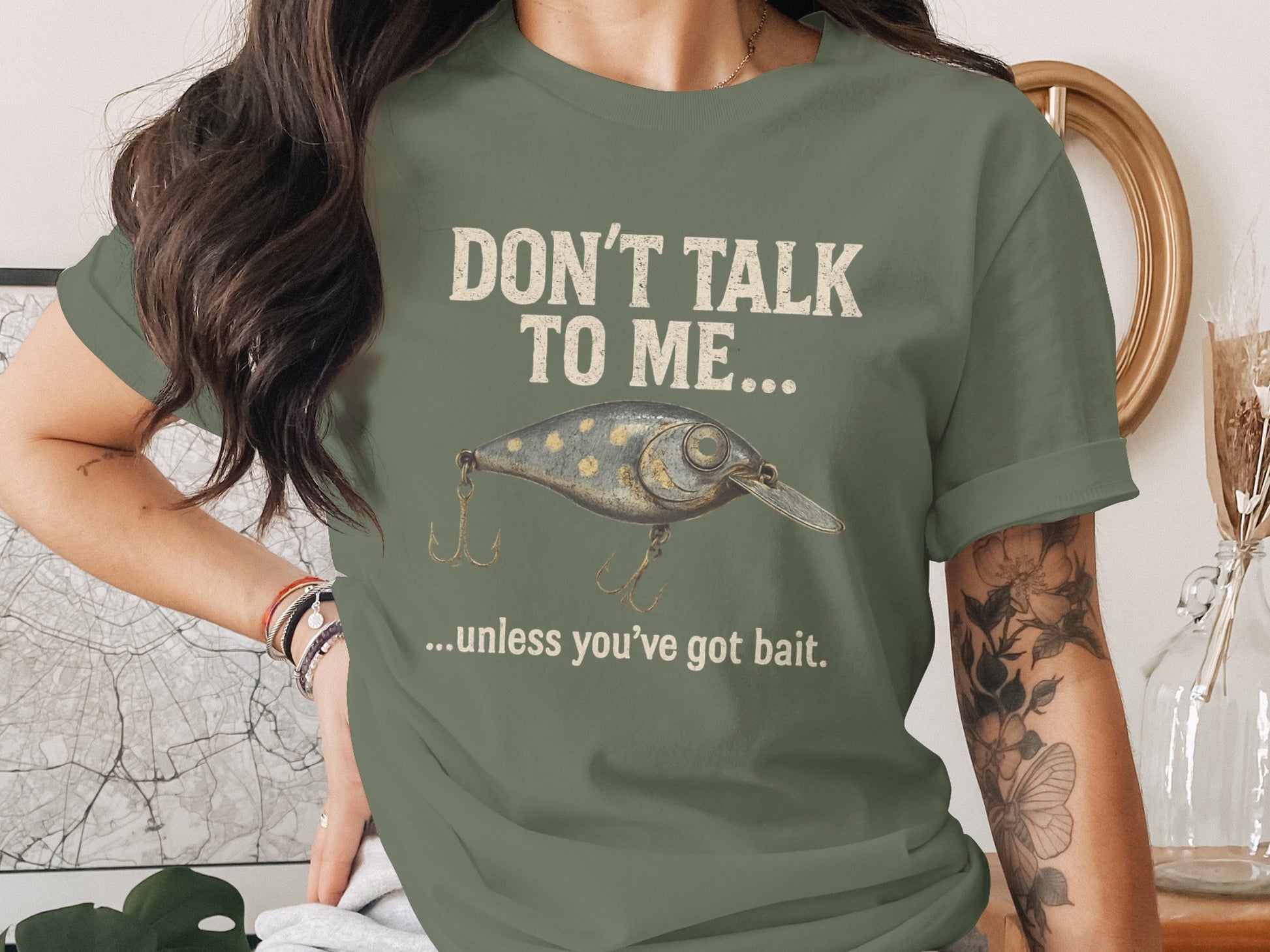 Don't Talk To Me Unless You've Got Bait T-shirt product