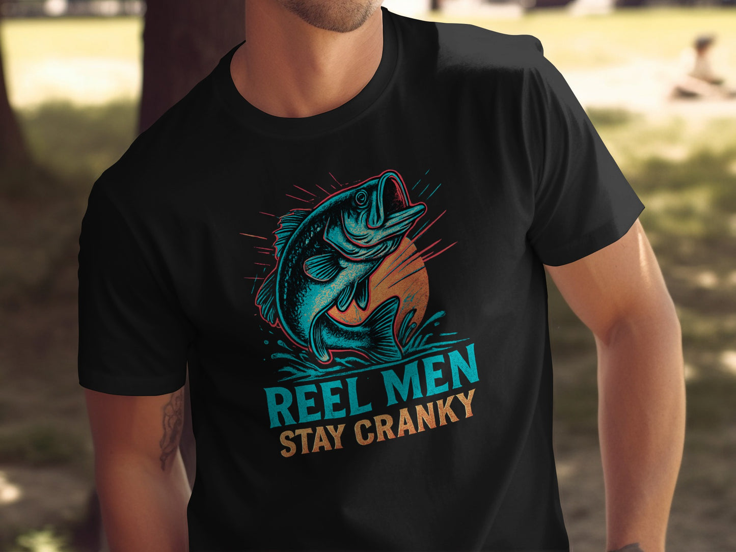 Reel Men Stay Cranky Fishing T-Shirt product