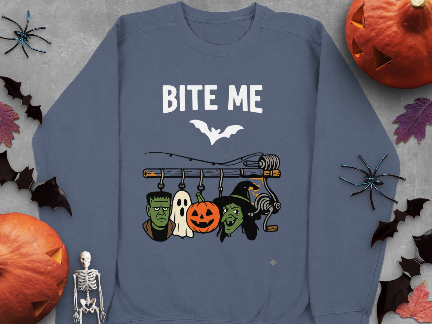 Bite Me Halloween Sweatshirt product type