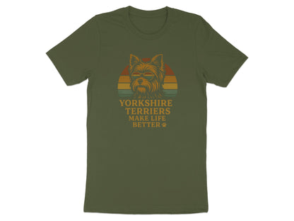 Yorkshire Terriers Make Life Better Graphic T-shirt