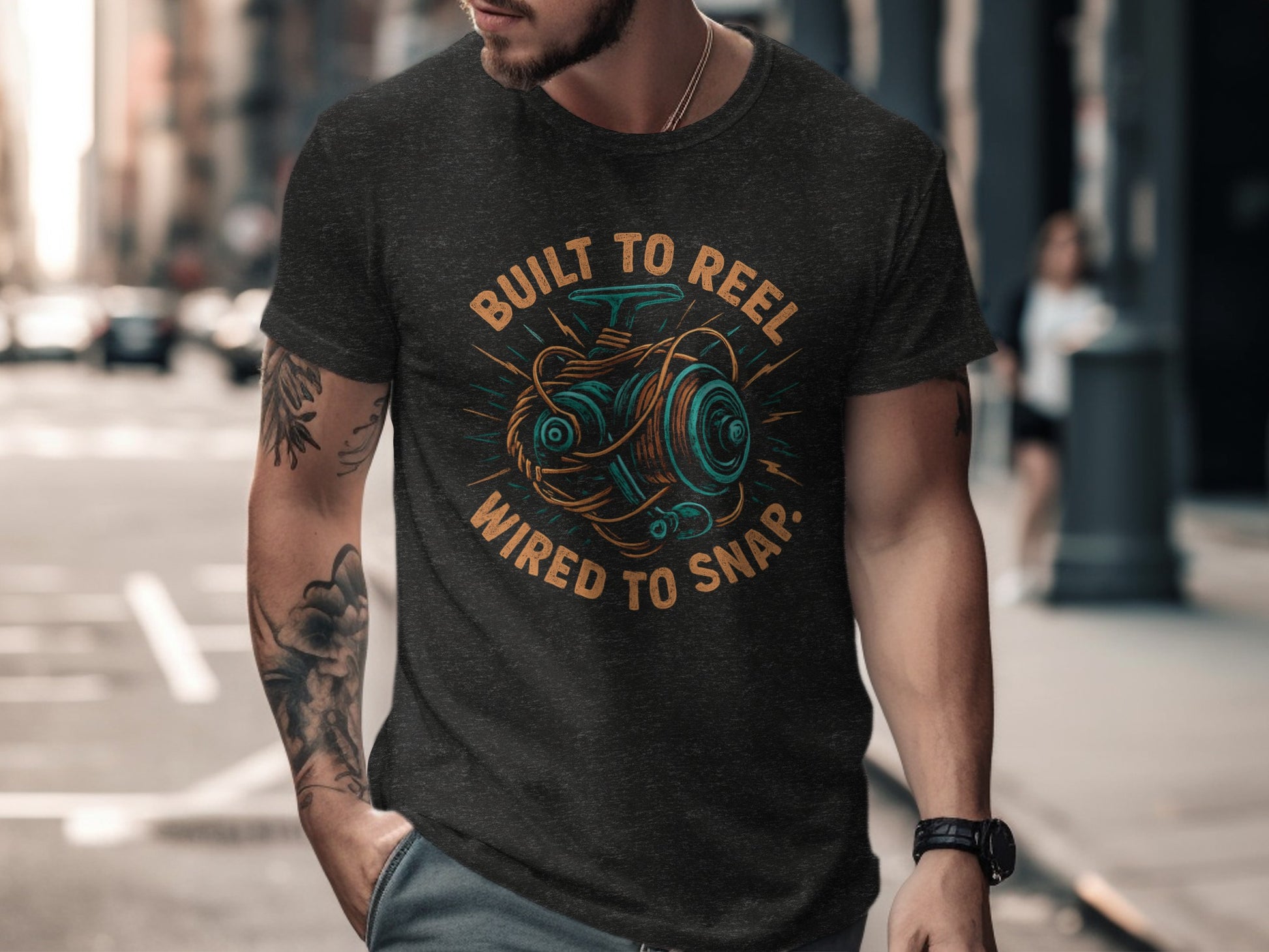 Built to Reel Wired to Snap Graphic T-Shirt product type