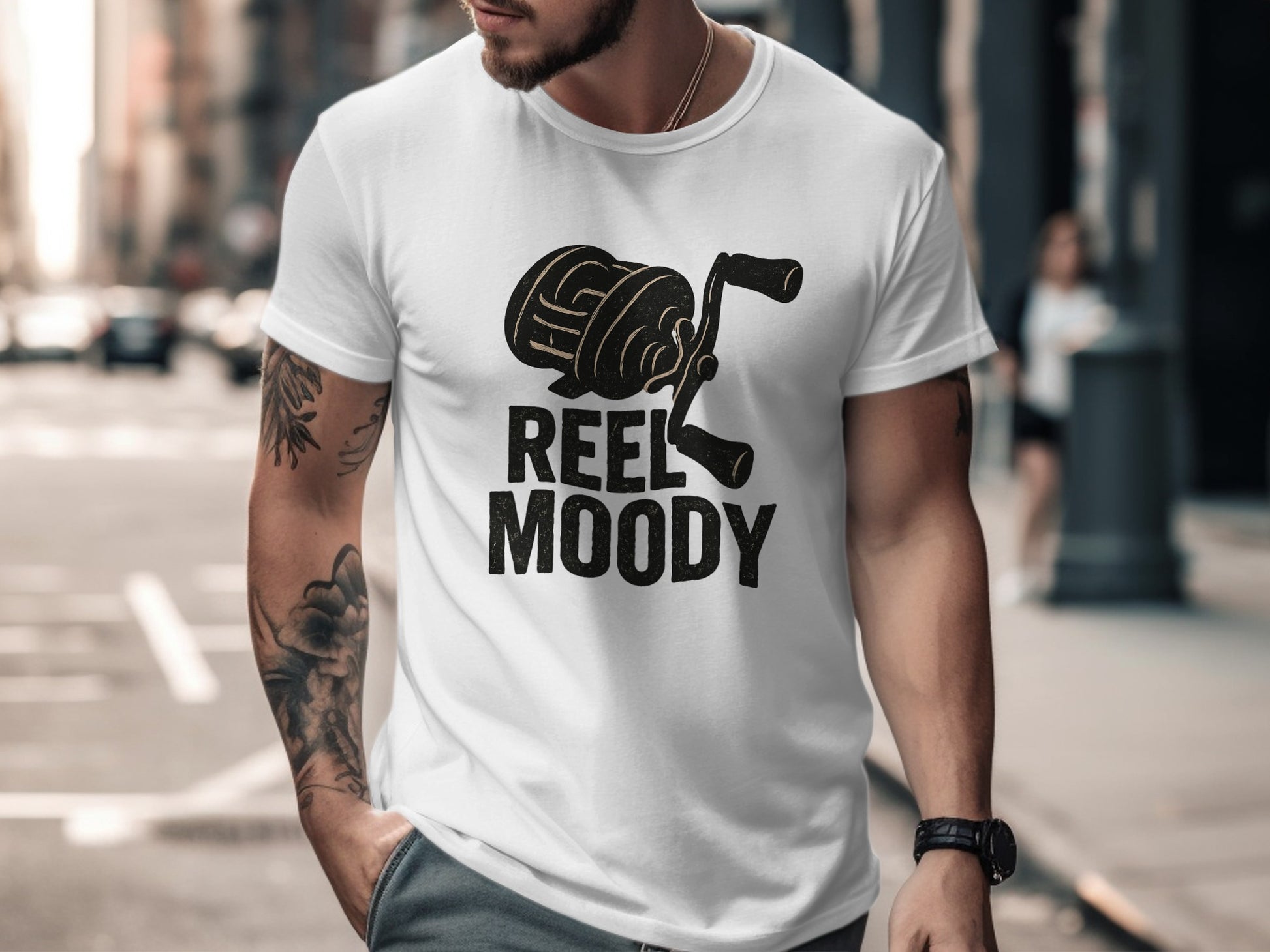 Reel Moody Graphic Tee Funny Unique T-shirt product